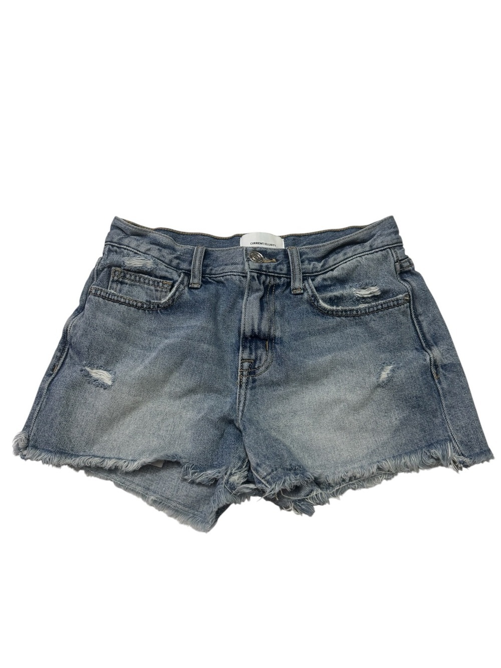Current Elliott Distressed Cutoff Denim Shorts